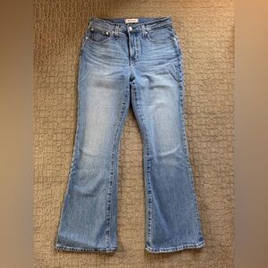 Madewell perfect vintage flare jean 27p petite